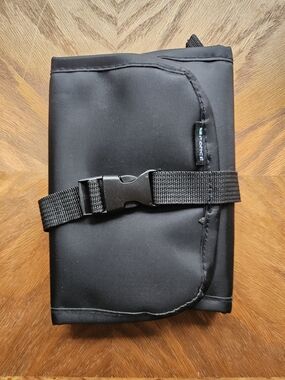 Black Compact Travel Organizer Pouch by Force1